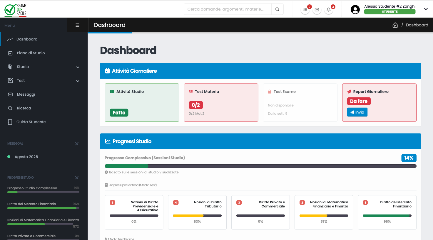 EsameOfficeFacile — piattaforma formazione