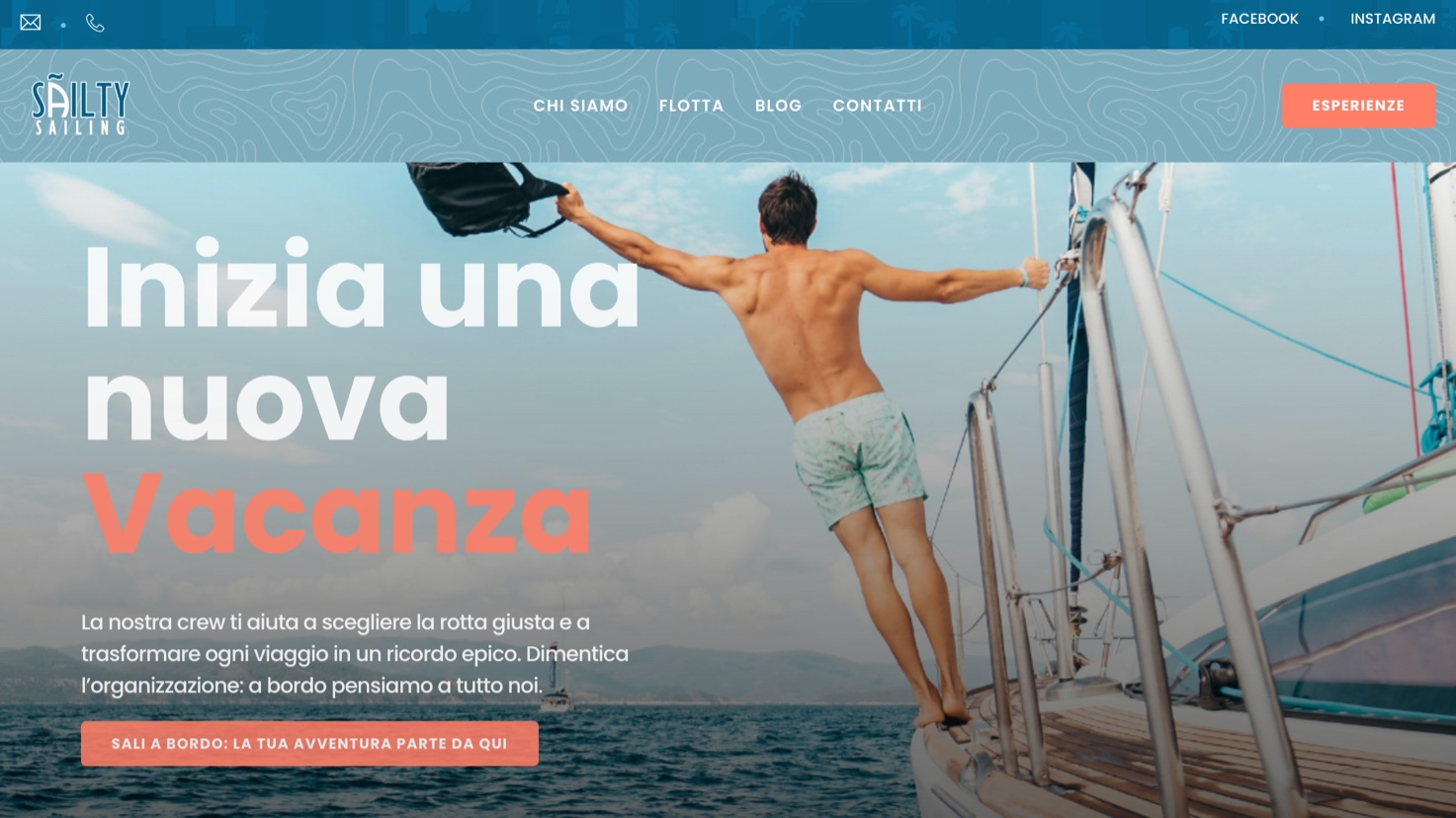 Sailty — vacanze in barca a vela